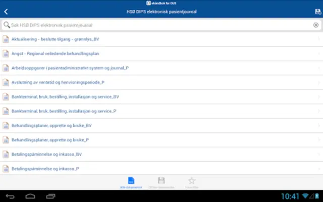 eHåndbok android App screenshot 2