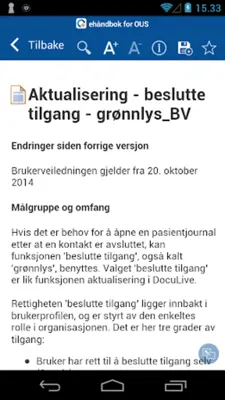 eHåndbok android App screenshot 5